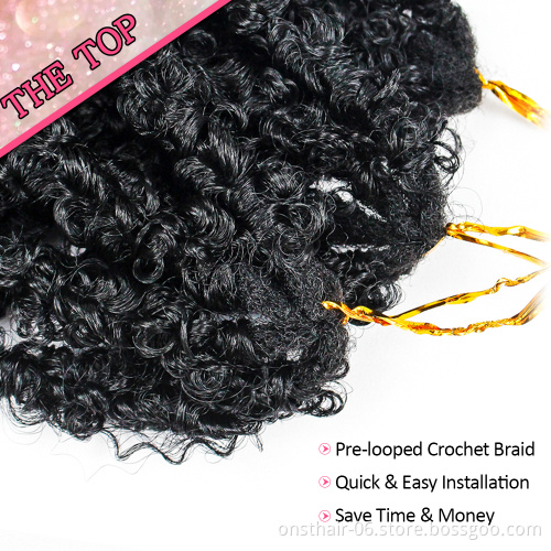 20 inch 65g Faux Soft butterfly locs crochet synthetic braiding hair braids passion twist meche Braid Hair Extension
